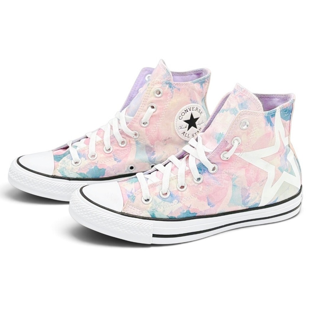 Converse Chuck Taylor All Star High Shoes Men's 7 Women's 9 Washed Lilac 163405C